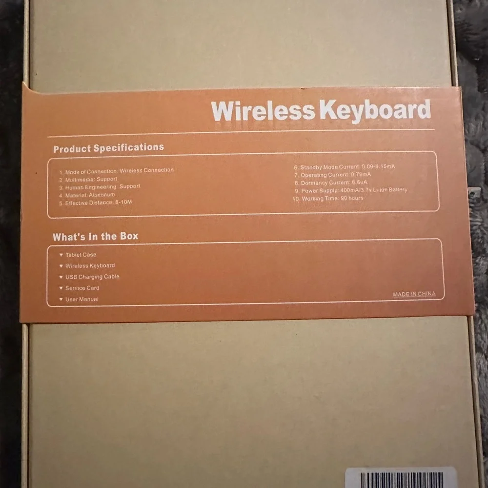Wireless Keyboard Tablet Case - Pink